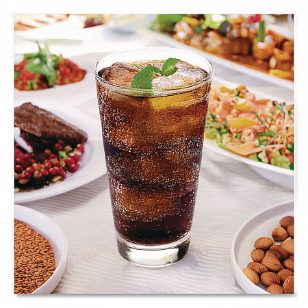 Comet Plastic Tumblers, 12 oz, Clear, 500/Carton (T12)