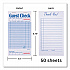 Guest Check Pad with Ruled Back, 15 Lines, One-Part (No Copies), 3.5 x 6.7, 50 Forms/Pad, 50 Pads/Carton (GC36321)