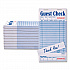 Guest Check Pad with Ruled Back, 15 Lines, One-Part (No Copies), 3.5 x 6.7, 50 Forms/Pad, 50 Pads/Carton (GC36321)