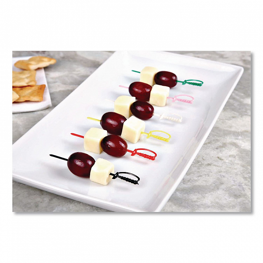 Sword Picks, Plastic, 3.25", Assorted Colors, 10,000/Carton (RP147)