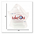 Wave Top To-Go Bags, Take-Out Labeling, Cut-Out Handles, 19