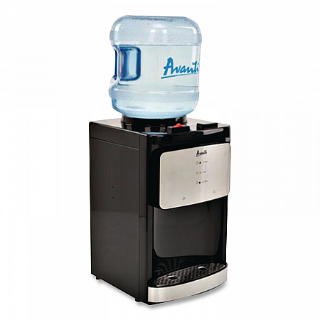 Counter Top Thermoelectric Hot and Cold Water Dispenser, 3 gal to 5 gal, 12 x 13 x 20, Black/Stainless Steel (WDT40Q3SIS)