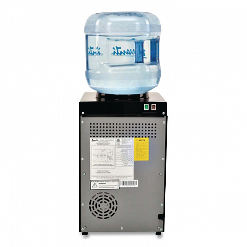 Counter Top Thermoelectric Hot and Cold Water Dispenser, 3 gal to 5 gal, 12 x 13 x 20, Black/Stainless Steel (WDT40Q3SIS)