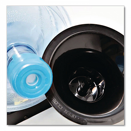 Counter Top Thermoelectric Hot and Cold Water Dispenser, 3 gal to 5 gal, 12 x 13 x 20, Black/Stainless Steel (WDT40Q3SIS)
