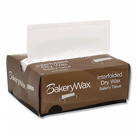 EcoCraft Interfolded Dry Wax Bakery Tissues, 6 x 10.75, White, 1,000/Box, 10 Boxes/Carton (010006)