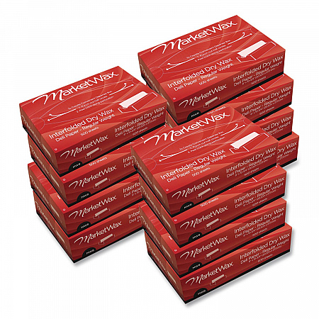 QF12 Interfolded Dry Wax Deli Paper, 12 x 10.75, White, 500/Box,  12 Boxes/Carton (011012)