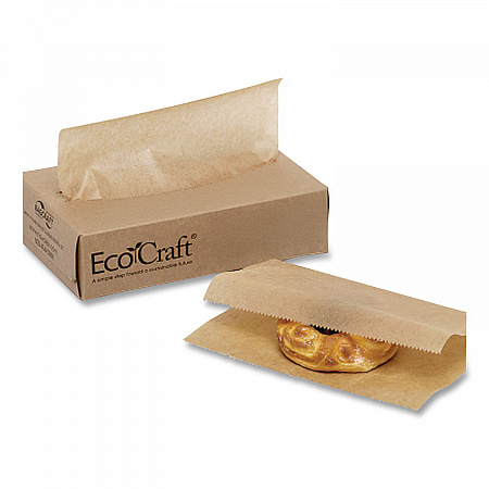 EcoCraft Interfolded Soy Wax Deli Sheets, 10 x 10.75, 500 Sheets/Box, 12 Boxes/Carton (016010)