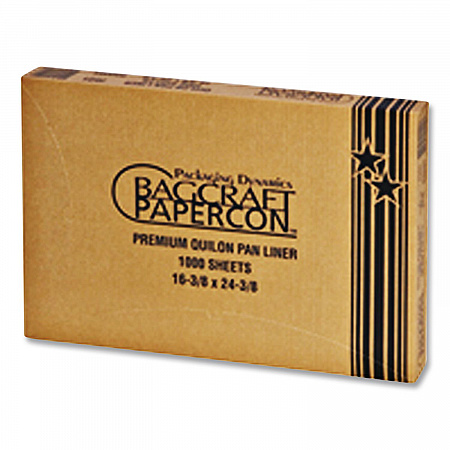 Premium Grease-Proof Quilon Pan Liners, 16.38 x 24.38, White, 1,000/Carton (030001)