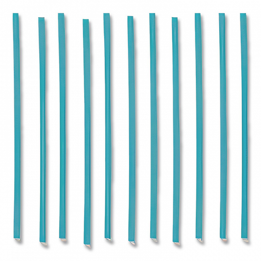 Marine Biodegradable Stir Straws, 5", PHA, Ocean Blue, 1,000/BX, 6 Boxes/Carton (511181)