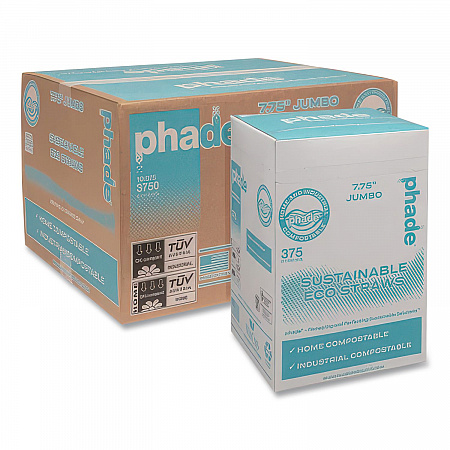 Marine Biodegradable Straws, 7.75