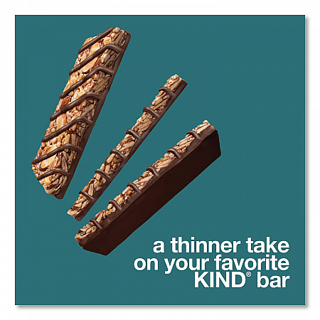 Thins Dark Chocolate Nuts and Sea Salt/Caramel Almond and Sea Salt Variety Pack, 0.74 oz Bar, 20/Box (41888)