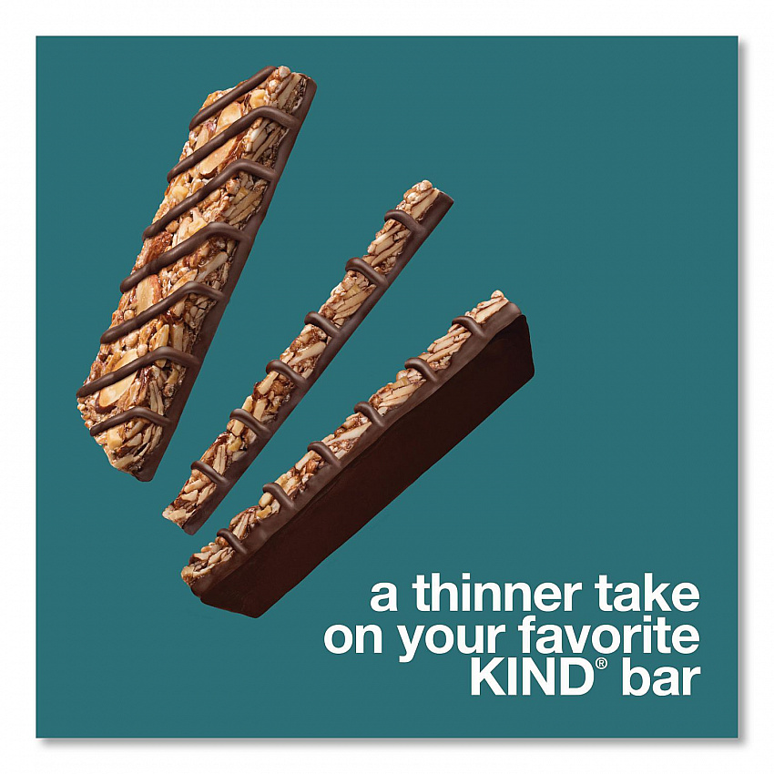Thins Dark Chocolate Nuts and Sea Salt/Caramel Almond and Sea Salt Variety Pack, 0.74 oz Bar, 20/Box (41888)
