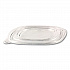Crystal Classics Lids, 8.13 x 8.13 x 0.34, Clear, Plastic, 150/Carton (4308115)