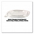 Crystal Classics Lids, 8.13 x 8.13 x 0.34, Clear, Plastic, 150/Carton (4308115)