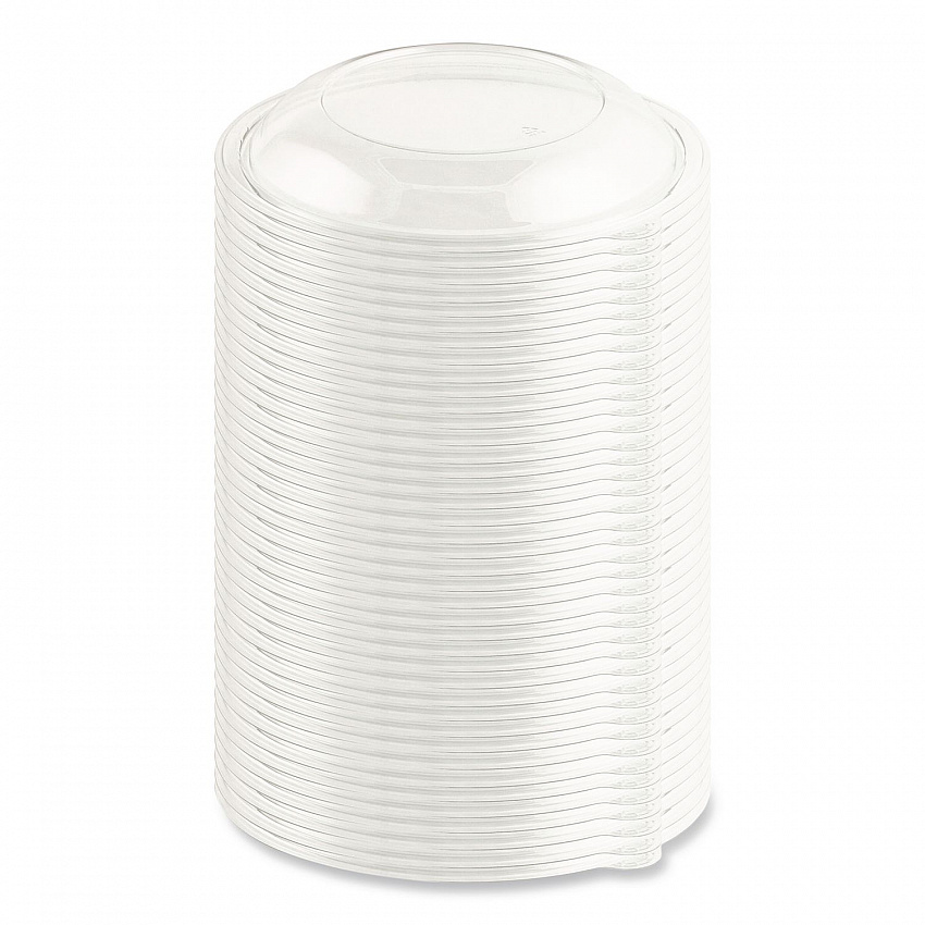 Crystal Classics Lid, 8.5" Diameter x 1.14" h, Clear, Plastic, 300/Carton (4308425)