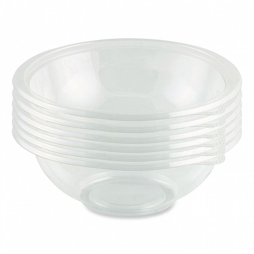 Crystal Classics Bowl, 24 oz, 7" Diameter x 2.56" h, Clear, Plastic, 150/Carton (4400246)