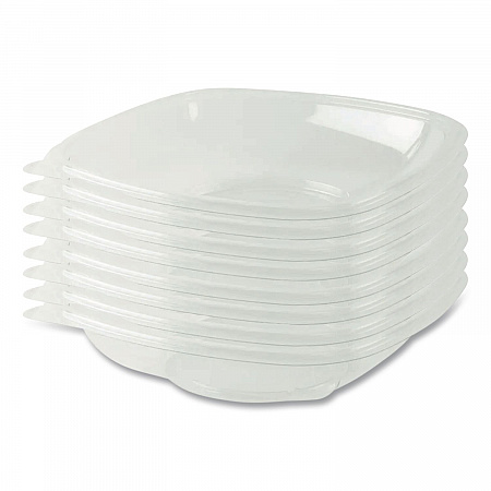 Crystal Classics Bowl, 32 oz, 8.13 x 8.13 x 1.75, Clear, Plastic, 150/Carton (4548110)