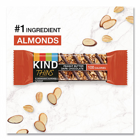 Thins Peanut Butter Dark Chocolate and Dark Chocolate Cherry Cashew Variety Pack, 0.74 oz Bar, 20/Box (41891)