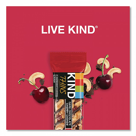Thins Peanut Butter Dark Chocolate and Dark Chocolate Cherry Cashew Variety Pack, 0.74 oz Bar, 20/Box (41891)