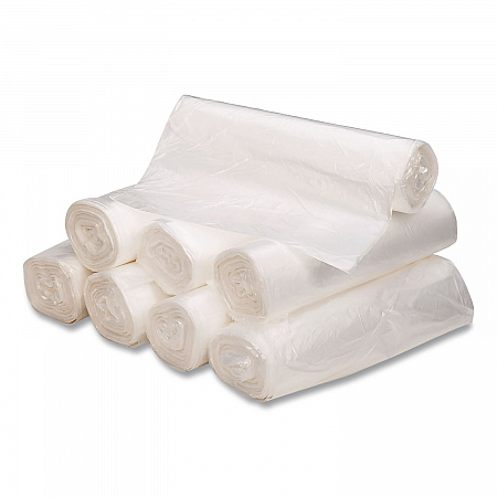 Waste Can Liners, 10 gal, 6 mic, 24