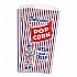 Pinch-Bottom Paper Popcorn Bag, Delicious Popcorn: Circus Clown Icon Labeling, 4