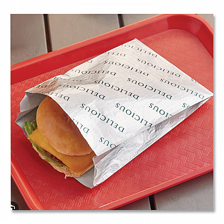 Foil/Paper/Honeycomb Insulated Bag, Delicious Labeling, 8
