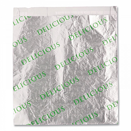 Foil/Paper/Honeycomb Insulated Bag, Delicious Labeling, 8