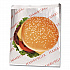 Foil Single-Serve Bags, Hamburger Labeling, 6
