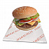 Foil Single-Serve Bags, Hamburger Labeling, 6