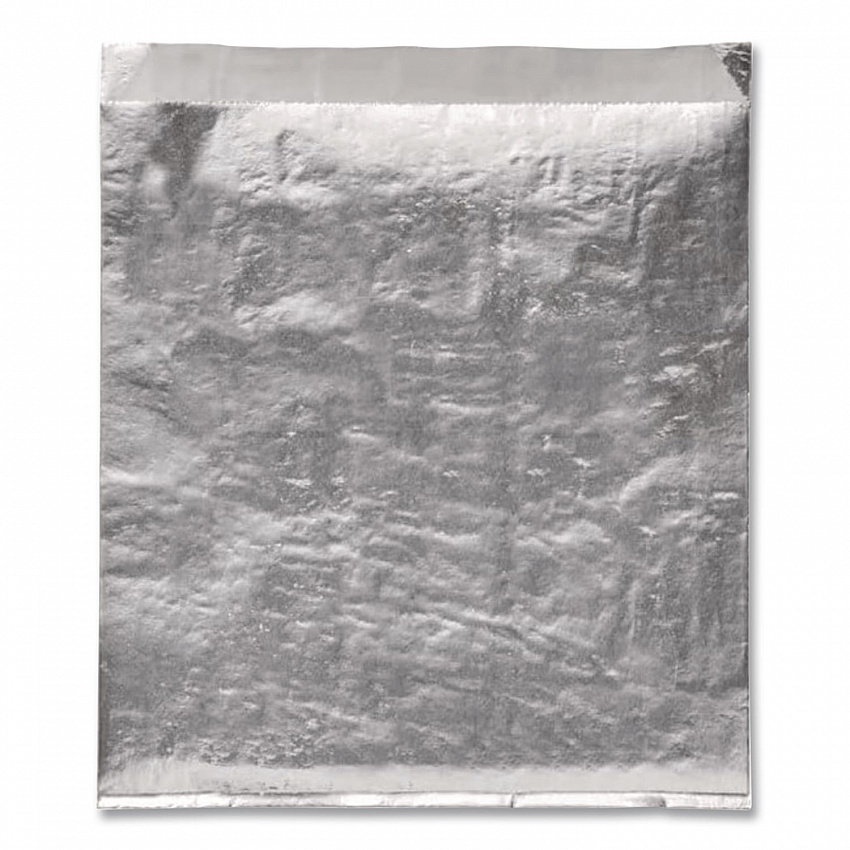 Foil Single-Serve Bags, Unlabeled Burger, 6" x 0.75" x 6.5", Silver, 1,000/Carton (300533)