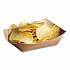 EcoCraft Food Trays, 2 lb Capacity, 6.5 x 1.63 x 1.63, Natural, Paper, 1,000/Carton (300697)