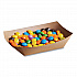 EcoCraft Food Trays, 3 lb Capacity, Natural, Paper, 500/Carton (300699)