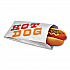 Foil Single-Serve Bags, Hot Dog Labeling, 3.5