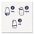 Adjustables Air Freshener, After the Rain, 7 oz Solid, 12/Carton (43100CT)