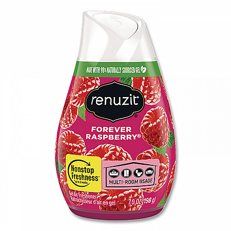 Adjustables Air Freshener, Forever Raspberry, 7 oz Solid, 12/Carton (43111CT)