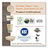 No Tree Paper Bowls, 8 oz, 3.4