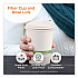 Fiber Lids for Bowls, Fits 8 oz Bowls, 3.7