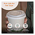 PLA Lids for Hot Cups, Fits 10 oz to 20 oz Hot Cups, Plastic, White, 1,000/Carton (CULCS12)