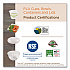 PLA Clear Cold Cup Lids, Flat Lid, Fits 9 oz to 24 oz Cold Cups, Plastic, Clear, 1,000/Carton (CPLCS12)