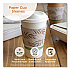 Hot Cup Sleeves, Fits 10, 12, 16, 20 oz Cups, Natural, 1,000/Carton (SLPALG)