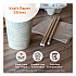 Sustainable Kraft Paper Straws, Wrapped, 8