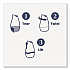 Adjustables Air Freshener, Lovely Lavender, 7 oz Cone, 12/Carton (43133CT)