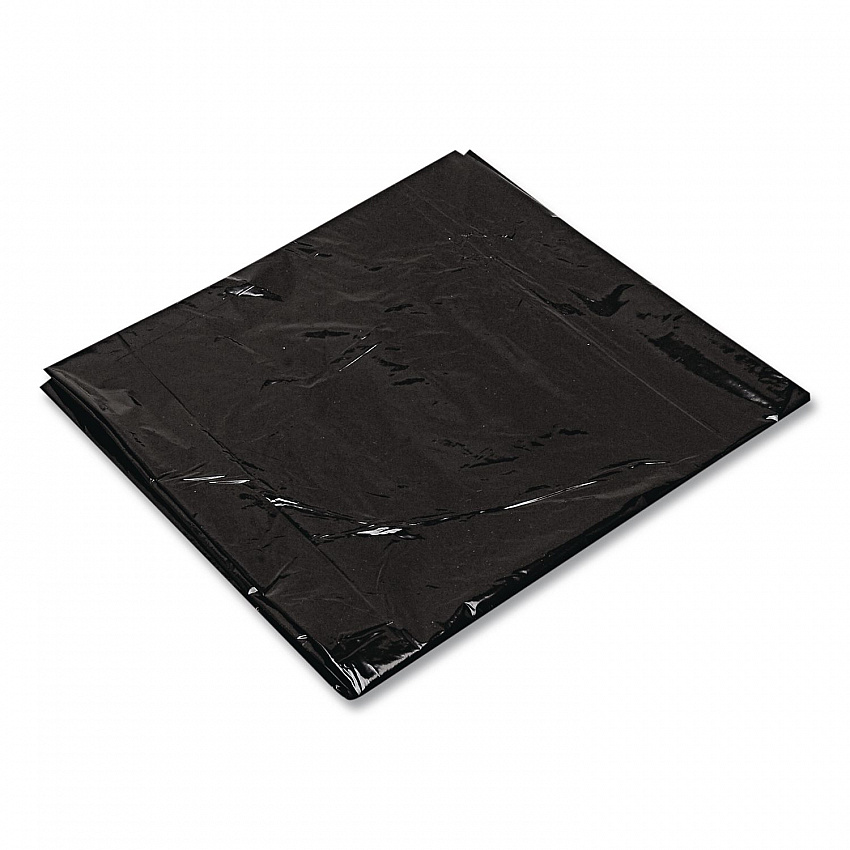 Low-Density Can Liners, 33 gal, 1.6 mil, 23" x 39", Black, Flat Pack, 100/Carton (ML3339X)