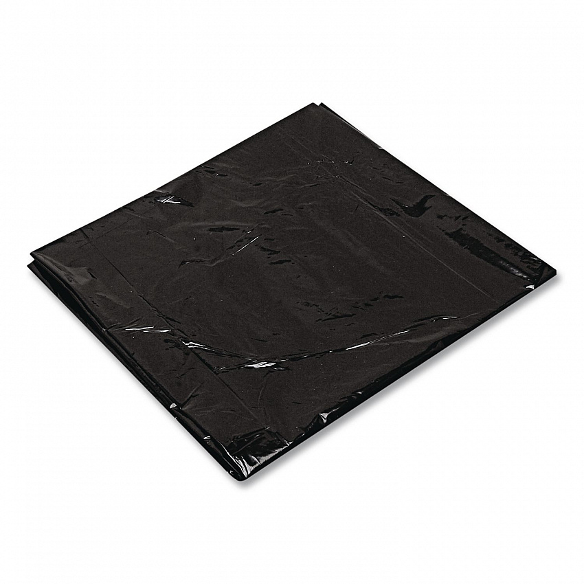 Low-Density Can Liners, 56 gal, 1.25 mil, 43" x 47", Black, Flat Pack, 100/Carton (ML4347H)