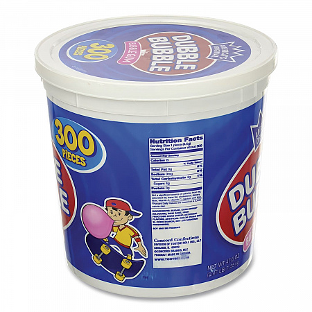 Bubble Gum, Original Pink, 300/Tub (16403)