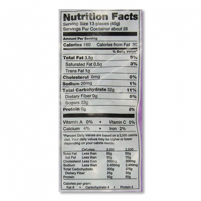 Frooties, Grape, 38.8 oz Bag, 360 Pieces/Bag (7801)