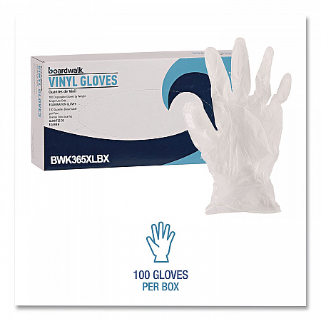 General Purpose Vinyl Gloves, Powder-Free, X-Large, 2.6 mil Thick, 9.5