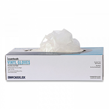 General Purpose Vinyl Gloves, Powder-Free, X-Large, 2.6 mil Thick, 9.5