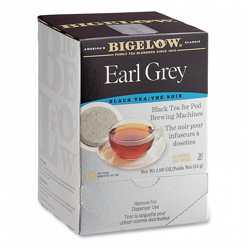 Earl Grey Black Tea Pods, 1.90 oz, 18/Box (008906)