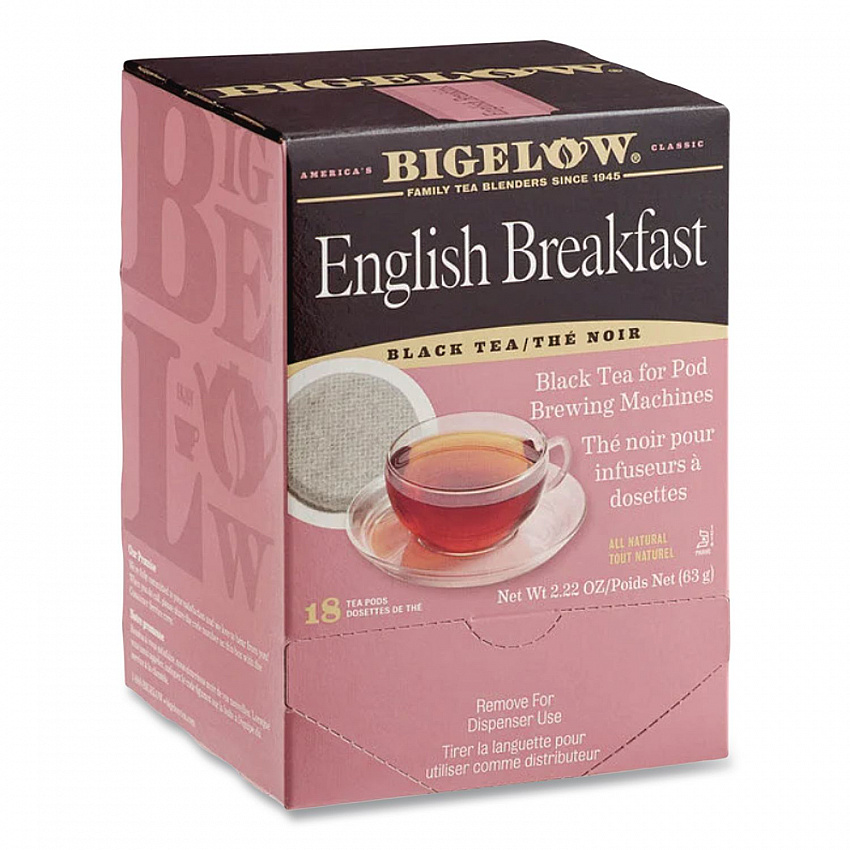 English Breakfast Tea Pods, 1.90 oz, 18/Box (009906)